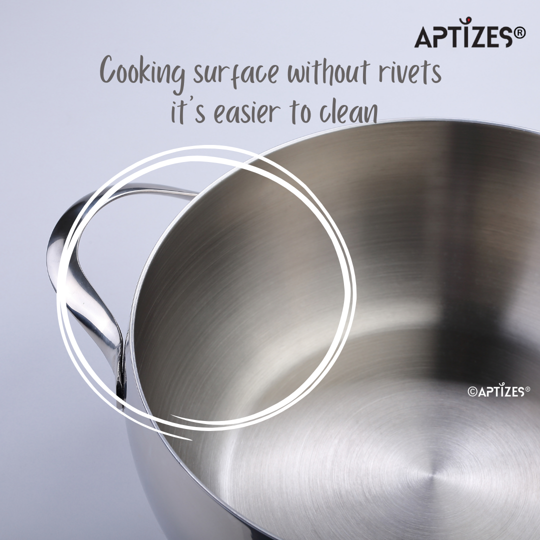 APTIZES Apple-Shaped Pot Steamer with Lid 2 Tier Steamer Insert PFOA-Free Cookware